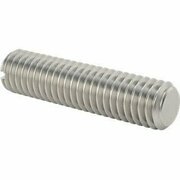 BSC PREFERRED Slotted Alloy Steel Flat-Tip Set Screws M6 x 1 mm Thread 25 mm Long, 25PK 92098A161